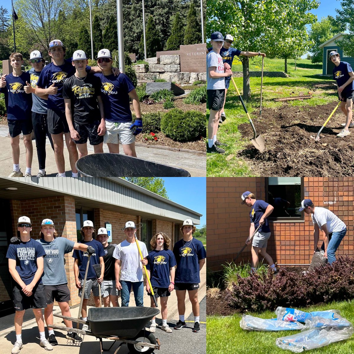 RFHS_Baseball's tweet photo. 2023 Got You Back Day. Thanks to our supporters who have always had our back. Today was a great day for our Team to show our appreciation. 🙏🏼💙#IGotYou #GotYouBack https://t.co/Y1ESnlLgf5