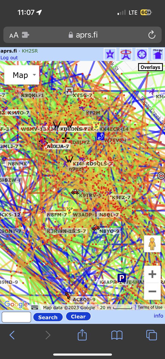 I hate how Hamvention is such a APRS dead zone. 

#Hamvention #Hamvention2023 #Hamfest #APRS #K8MRD #HamRadio #AmateurRadio @k8mrd