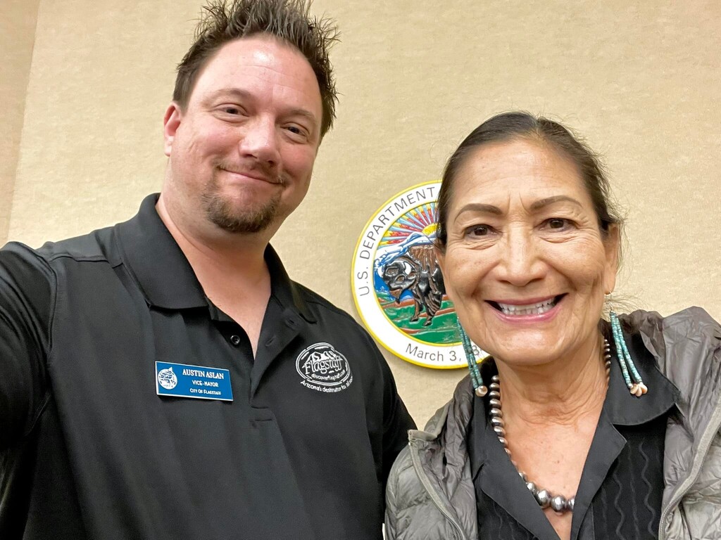 Laustinspace's tweet photo. I had the distinct and incredible honor of being invited to the table by Interior Secretary Deb Haaland and Congressman Raul Grijalva for a gathering at Grand Canyon NP, to discuss and promote…very, very awesome things on the horizon. 

What a distinguished gathering. What a… https://t.co/IMVSd3yKIe