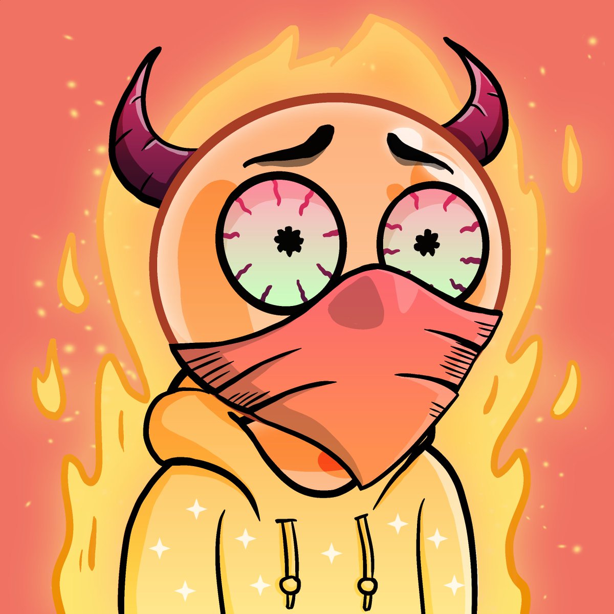 Wow! I just used the <a href="/AlphaFiendz/">Alpha Fiendz | FAFz NFTs</a> dapp to look at all the possible traits, chose my favourites, then minted this custom #FAFz #CLONEZ!

There's something really satisfying about seeing one minted before your eyes. I call this one 'Satan Pulls an All-Nighter'. 🔥🔥🔥🔥🔥🔥