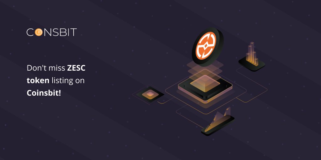 c0insbit's tweet photo. 💥 Dear users, we are glad to inform you that ZESC token will be available on Coinsbit on 28.05.2023! 

💵 Pair:
ZESC/USDT

✅ To get more info: https://t.co/63YfknX2Os

🌈 Stay tuned to get updates and the latest news from Coinsbit! 

#Coinsbit #Listing #ZESC https://t.co/irUwEpDRuG