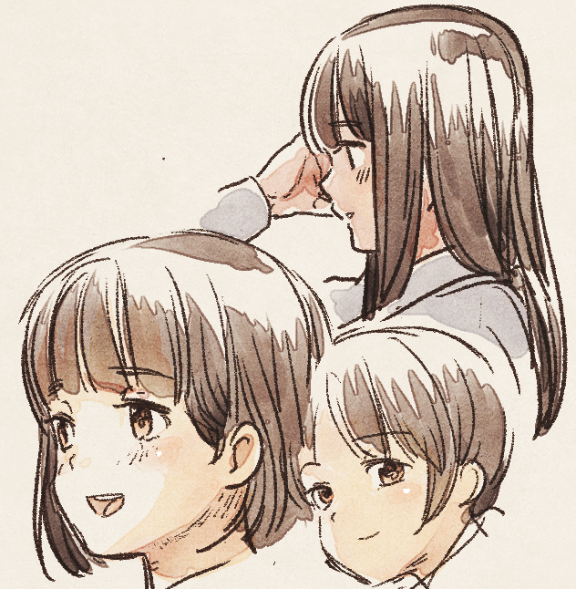 「【落書き】とくになにというわけではないのだけど、落書きキャンバスを閉じる前のサル」|長月みそかのイラスト