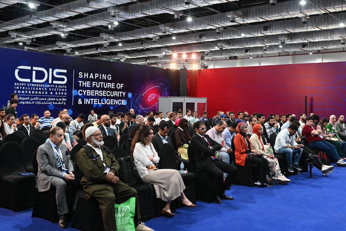 PwC_Middle_East's tweet photo. From last week's #Egypt Cybersecurity & Data Intelligence Systems Conference & Expo which we attended as Knowledge Partners! During the event, we showcased our human-led, and tech-powered solutions in #cybersecurity and privacy, utilising data intelligence to its full potential. We are committed to helping drive Egypt's ongoing #digital transformation journey. @CdisEg