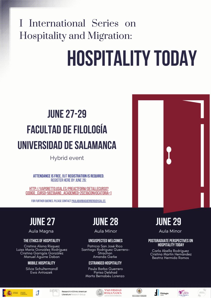 I spy with my little eye... 👀

✨The I International Series on Hospitality and Migration! ✨

Link to register and more info in our bio!