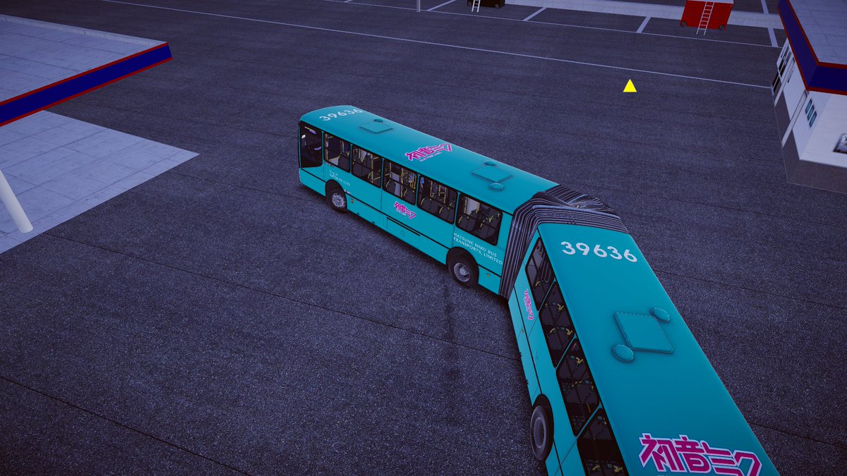EveMLALRS7044's tweet photo. Another picture of the Brazilian Miku Bus livery I made privately for myself. #HatsuneMiku https://t.co/W2rQf3nIsj