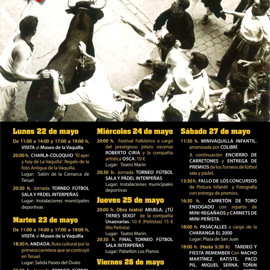 eltrago's tweet photo. Buenas traguistas, os subimos la programación completa de la Semana de San Fernando para que no os perdáis nada😊😊😊 https://t.co/0DJVL4cYvX