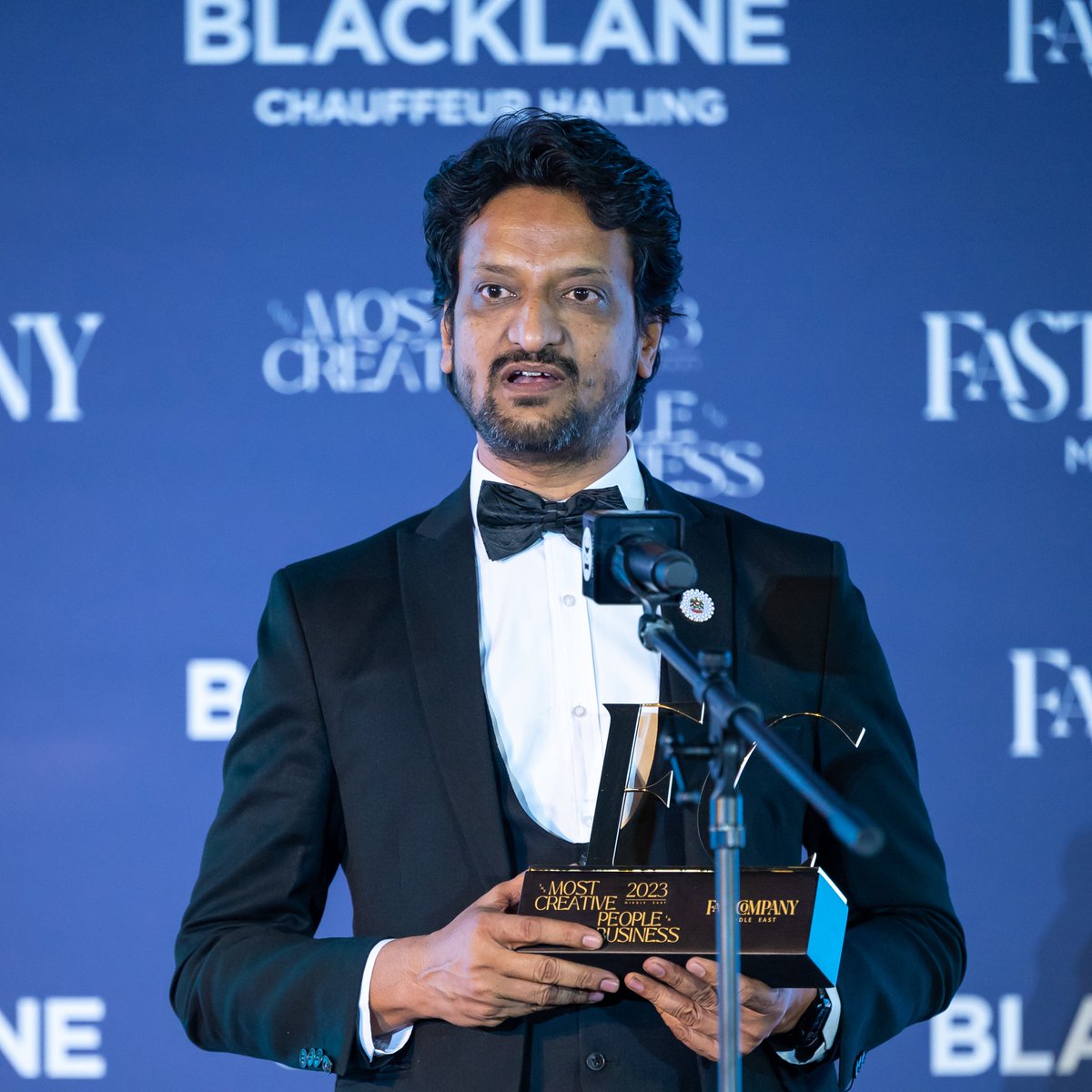 fastcompanyme's tweet photo. The honorees for Advancing Technology And Innovation are:
➡ H.E. Huda Al Hashimi, Deputy Minister of Cabinet Affairs for Strategic Affairs, UAE
➡ Dr. Ray O. Johnson, CEO, Technology Innovation Institute
➡ Eric Xing, President, MBZUAI
➡ Khalid Shaikh, CEO, Prognica Labs https://t.co/qQ5Xct5BpD