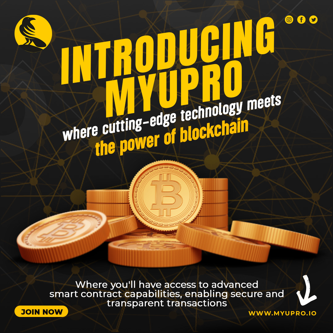 Myuproofficial's tweet image. Unleash the Potential of Blockchain Innovation with #Myupro

Experience Efficiency, Security, Simplify Transactions, Secure Data, and Transparency like Never Before. 

Join Us Today👉myupro.io

#SmartContracts #BlockchainSystem #BlockchainRevolution #cryptocurrency