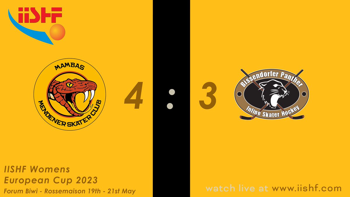 ishd's tweet image. iishf: What a finish to a game - Penalty shootout win for Mendener Mambas to now face off against Bockumer Bulldogs at 14:00CET

watch live now at iishf.com 

#skaterhockey #womenec #penaltyshootout #girlshitharderthanboys  #skaterhockey