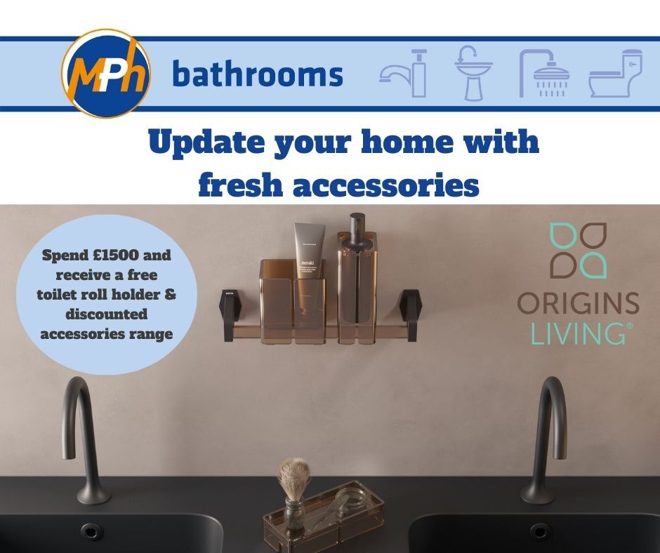 MPH Plumbing & Heating (@mphmerchant) on Twitter photo Adding accessories to your bathroom help create comfort and style your space🤍
Have you purchased from our latest #promotion? Shop <a href="/originsliving/">living origins</a> and receive a free toilet roll holder PLUS discounted offers when you spend £1500
#mph #bathrooms Adding accessories to your bathroom help create comfort and style your space🤍
Have you purchased from our latest #promotion? Shop <a href="/originsliving/">living origins</a> and receive a free toilet roll holder PLUS discounted offers when you spend £1500
#mph #bathrooms