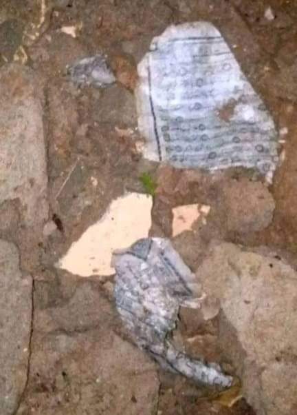 Asfat__'s tweet photo. This is a copy of the holy Qur'an, among the other things that outgoing Governor midget @elrufai destroyed in an Islamic school belonging to Islamic movement in Kaduna. As usual, there was no outrage from the Islamic North. The Qur'an is the holy book of Islam. https://t.co/Y1S7KJx6gj