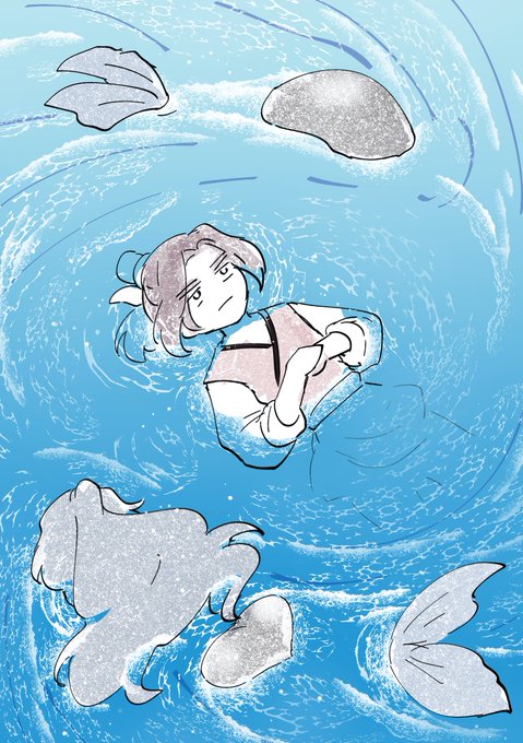 「1boy mermaid」 illustration images(Latest)