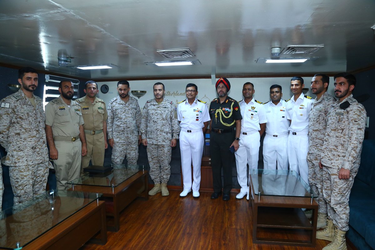 India in Saudi Arabia on Twitter "The ships were warmly received by officials of Royal Saudi