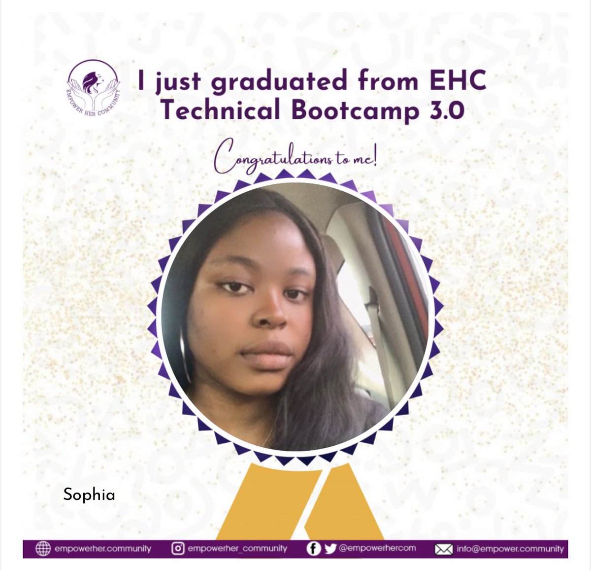 _theonlysophie's tweet photo. Itβs been an amazing experience joining the Frontend web dev path of the #EHCTechnicalBootcamp3
6 weeks of classes, assignments, webinars has finally come to end.
I recommend joining their next cohort if you wish to start a career in tech
#EHCTechnicalBootcampParticipant https://t.co/6p20Ubine7