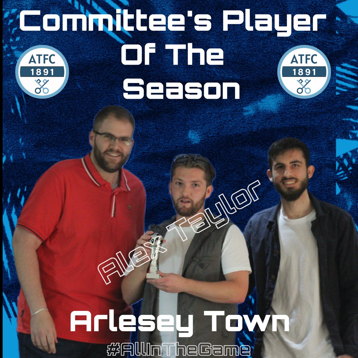 ArleseyTownFC's tweet image. Player's Player &amp;amp; Committee's Player Of The Season goes to Alex Taylor well deserved #allinthegame