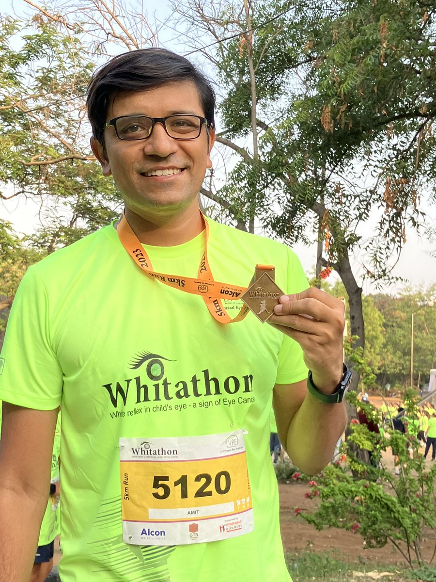 amitbhawani's tweet photo. Today me &amp; Chirag took part in the @lvprasadeye #Whitathon event. 

https://t.co/iiUQkzZGW3

Together, we can create a brighter future for these brave children. #EyeCancerInChildren #RaisingAwareness #MakingADifference #childrenshealth #whitathon2023 #lvpeihyderabad #CauseRun https://t.co/Ygzv0JVtbi