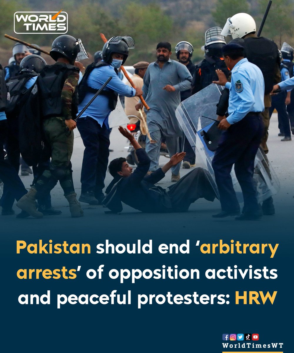 Human Rights Watch (HRW) has called on Pakistan to halt the arbitrary arrests of political activists and peaceful protesters following the recent arrest of former Prime Minister Imran Khan. The crackdown on Khan's party, PTI, led to widespread demonstrations and acts of violence…
