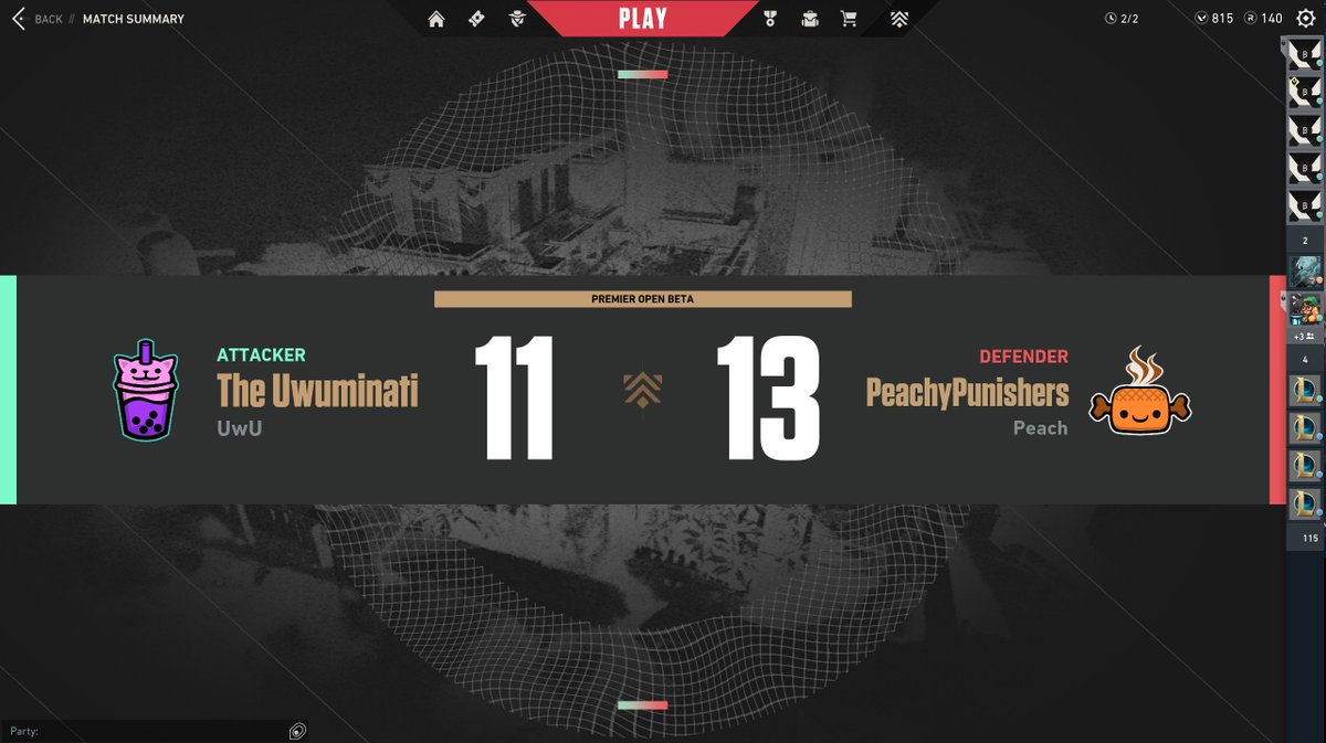 munkeymo's tweet image. Peachy Punishers went out with a bang for Valorant Premier. Although we didn't make playoffs, hopefully we ruined some other people's chances. @STPeach @Alex_Alvarez650