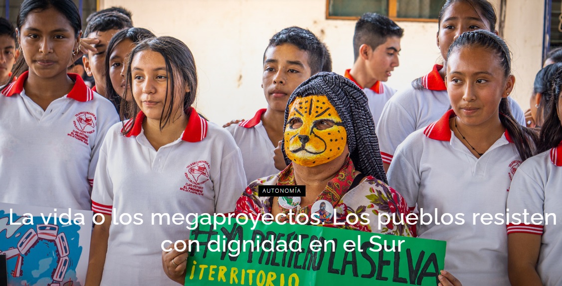 La vida o los megaproyectos. Los pueblos resisten con dignidad en el Sur
Publicado en Regeneración Radio
16 de mayo de 2023
Por Alberto Colín Huizar
caminoalandar.org/post/la-vida-o…