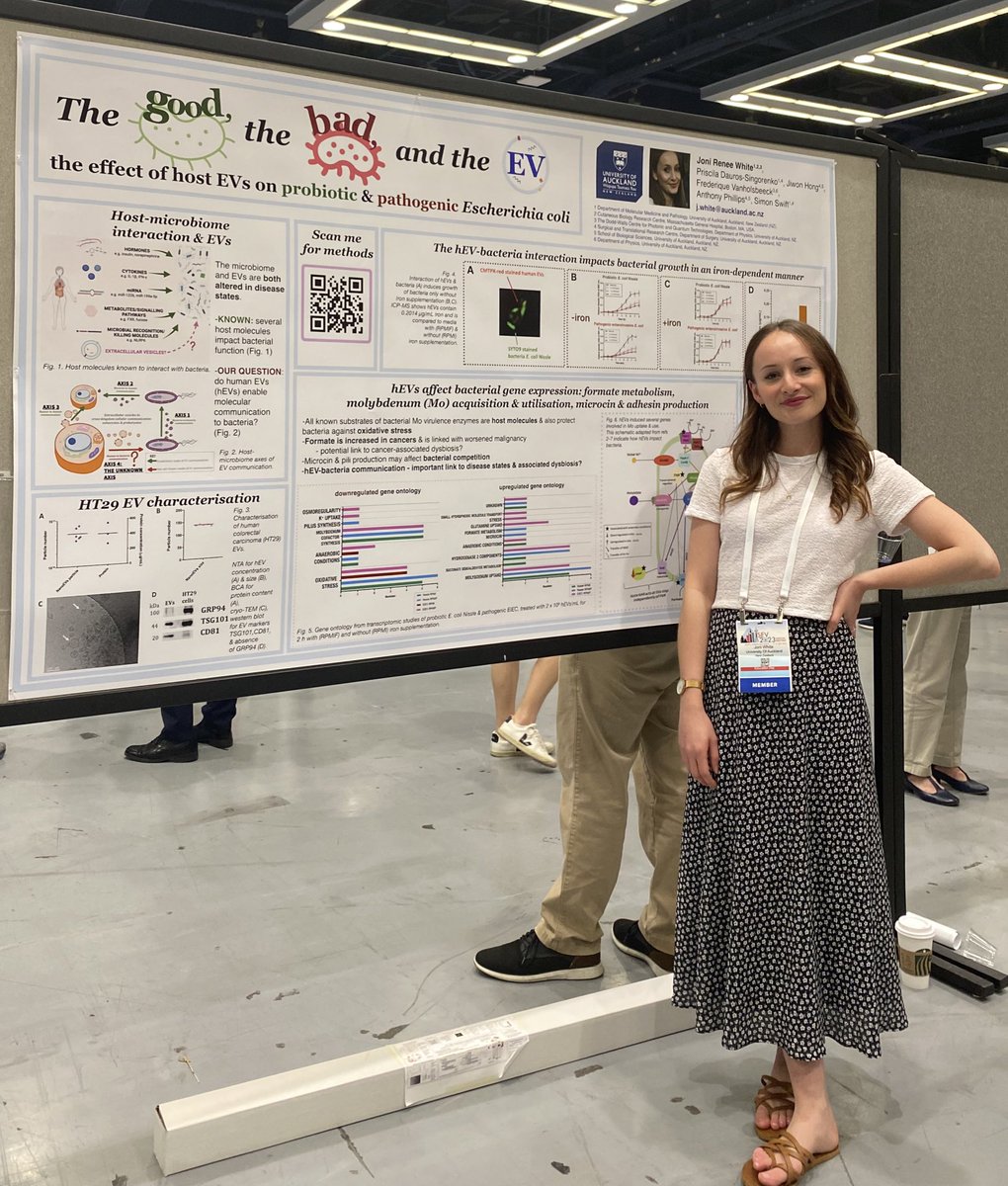 Had such an amazing time presenting my PhD work at #ISEV2023 - so many great discussions and questions from everyone. Thanks to all who dropped by my poster! 

<a href="/SNEVresearch/">Student Network on EVs</a> <a href="/IsevOrg/">ISEV</a> @IsevComms