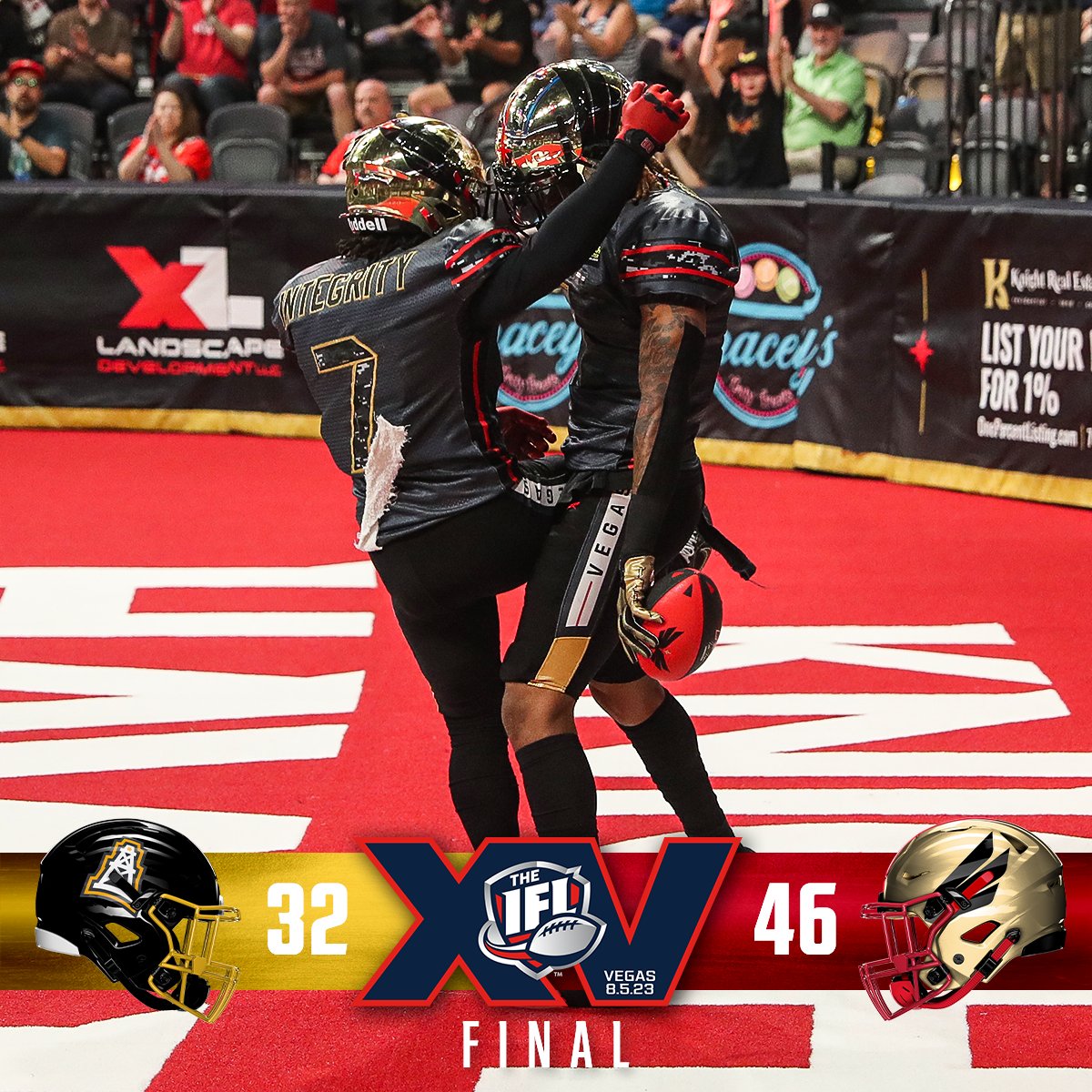 Indoor Football League on Twitter "The Vegas Knight Hawks defeat the