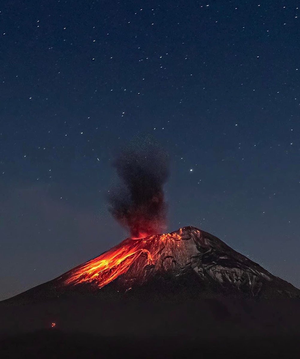 El volcán Popocatépetl hoy!