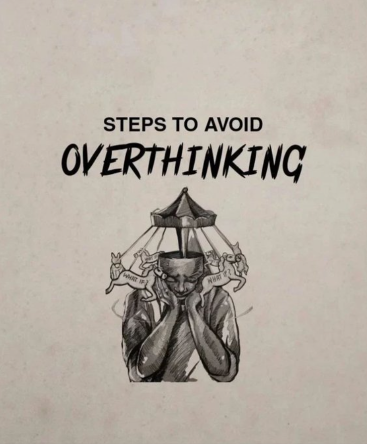 ThinkEarnBig's tweet image. 7 Steps To Avoid OverThinking: