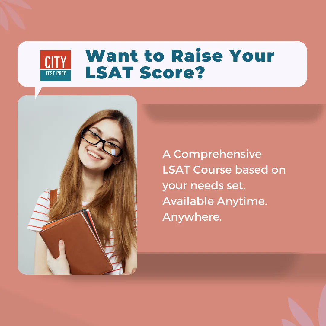 CityTestPrep's tweet image. Ready to conquer the LSAT and get into your dream law school? Boost your score with proven tips and strategies! #LSATprep #lawstudent #testtakingtips