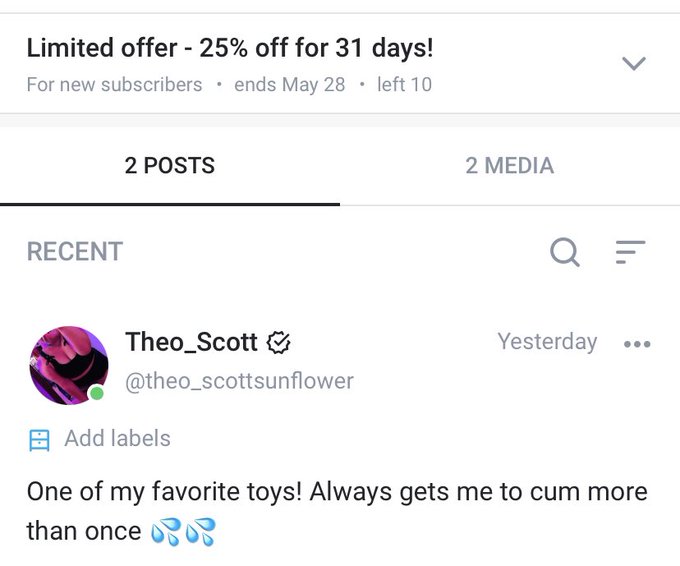 Get 25% off for the first 31 days!   https://t.co/Ulx6Vn9d7j #onlyfans #nsfw #adultcontent https://t<a href="/tag/nsfw"class="tags"><span>#nsfw</span></a><a href="/tag/adultcontent"class="tags"><span>#adultcontent</span></a><a href="/tag/onlyfans"class="tags"><span>#onlyfans</span></a>