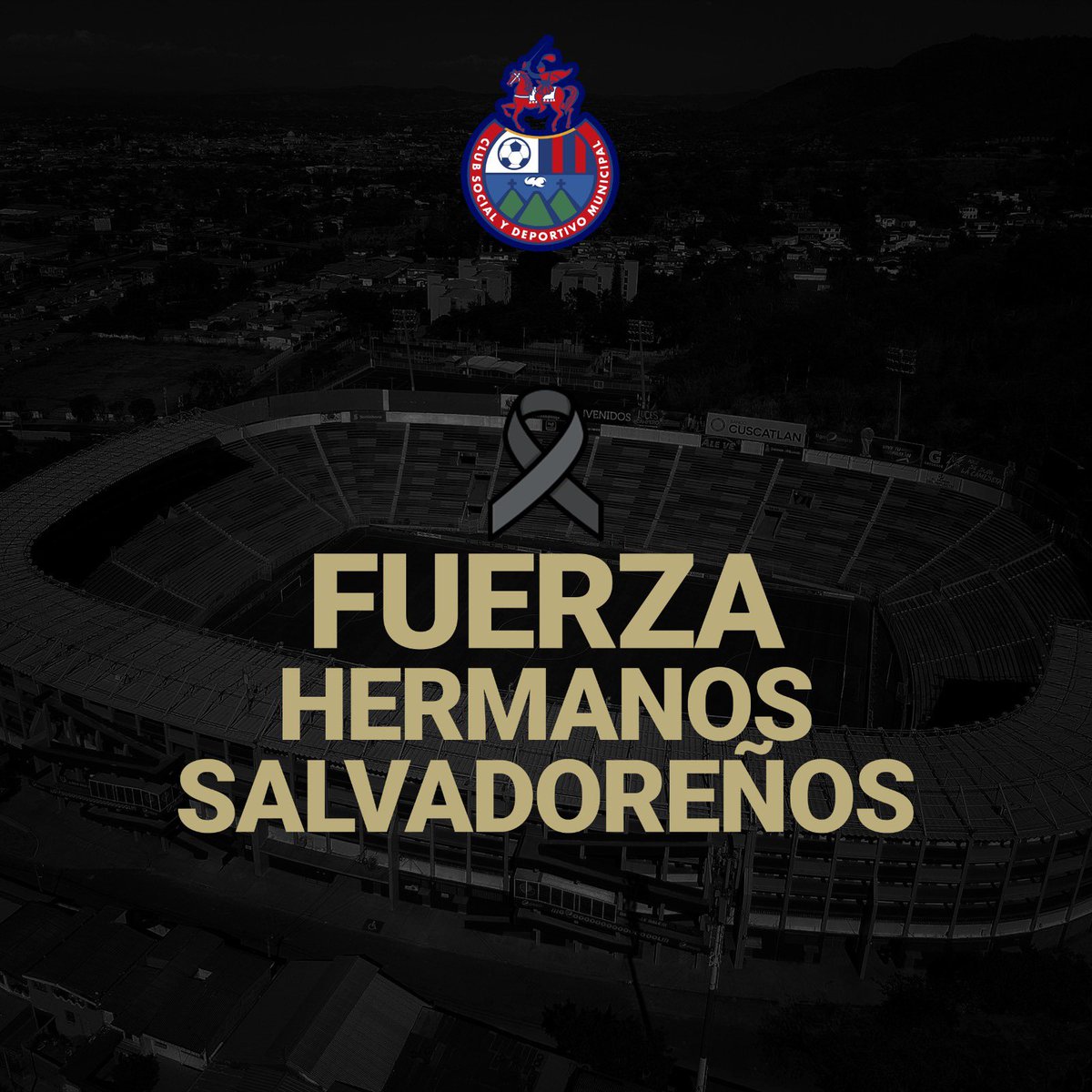 🇸🇻 Lamentamos profundamente lo sucedido en el Estadio Cuscatlán. Nos solidarizamos con todas las familias afectadas. 
¡Nuestras oraciones están con ustedes!