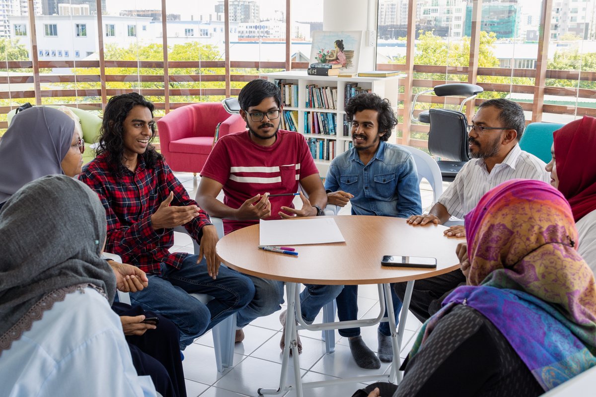 .<a href="/UNDPMaldives/">UNDP Maldives</a>' Accelerator Lab &amp; <a href="/hdcmaldives/">Housing Development Corporation</a> hosted an 'open space’ dialogue with residents of Hulhumalé city to understand city liveability. 
Valuable insights gained from this interactive session will feed into the development of the Hulhumalé Liveability Index. #MyHulhumale