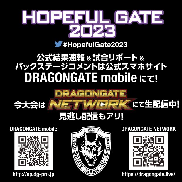 dragongate_pro's tweet photo. 【 #BxBハルク #Kzy 凱旋 5.21 #札幌 3連戦 最終日試合結果速報】
第5試合
■オープン・ザ・ブレイブゲート選手権試合
《王者》
ジェイソン・リー ⭕️
vs
《挑戦者》
ラ・エストレージャ ✖️
(13分50秒: マキシマムドライバー→片エビ固め)
#DRAGONGATE #ProWrestling
#HopefulGate2023 https://t.co/Os5WtXgcnB