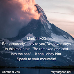 for_your_good_'s tweet photo. We are not to ask for or wait on, God to remove our obstacles in life. We are to speak to our obstacles, whatever they may be, and command them to go! God has given us this authority.
#DailyDevotional #DailyDevotions #DailyWord #ForYourGood https://t.co/xfRSRaFr1f