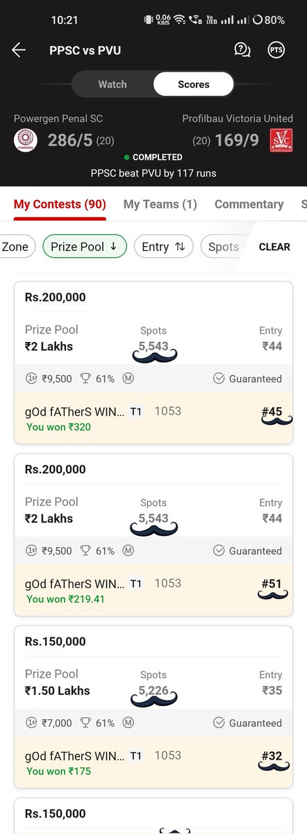 TheRitikGupta's tweet photo. Trinidad T20 - ultra cleansweep upto mini Gls ๐๐๐ฅ
Join telegram fir my team๐
https://t.co/CZq4d6QoqD
#Dream11 #ACsCvsCS #Trinidadt20 #MIvsSRH #RCBvsGT #CricketTwitter #IPLPlayOffs #ViratKohli๐ต #SuryakumarYadav https://t.co/pjvBMbuhhR