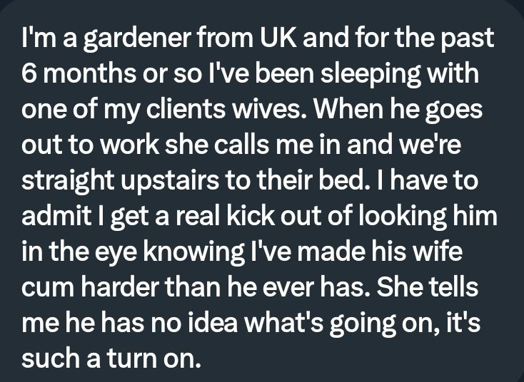 Pervconfession On Twitter Gardener Fucks His Clients