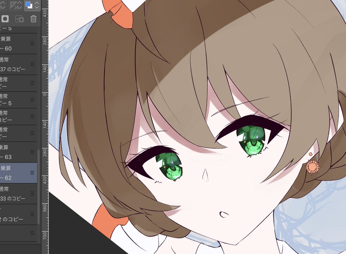 「久しぶりに絵というものを描いてる…」|まっちゃのイラスト