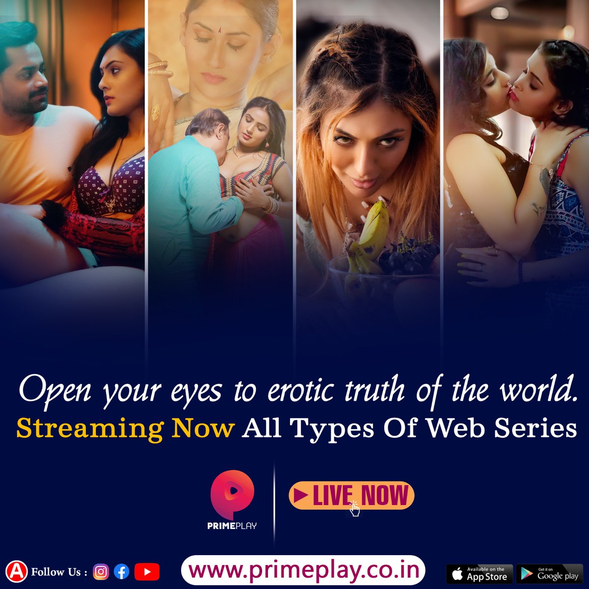 redprimeapp's tweet photo. | Watch Entertaining Series On PrimePlay App |

Every Friday New Releasing On PrimePlay App

Watch On #primeplayapp 
 Download Links - 
https://t.co/DwcoRebzbd (Android)
https://t.co/BKfkCRMXoa (iOS)

Stay Tuned With @PrimePlay_App

#sundayfunday
#weekendmood 
#bestottplatform https://t.co/fiUKm99RFb