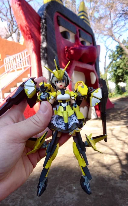 #スティレットはいいぞ #フレームアームズ・ガール スティレットのプラモと絵の二刀流