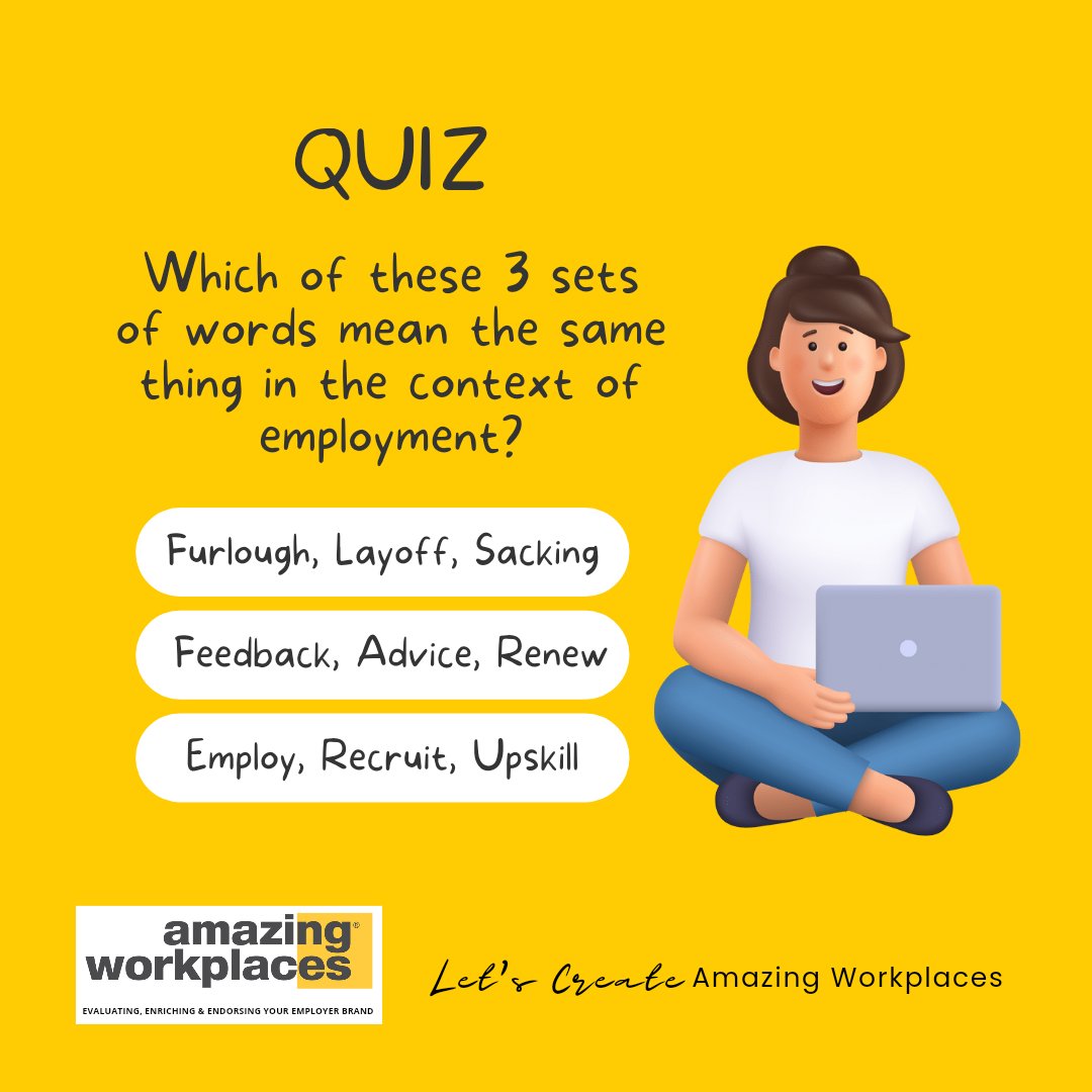 hr_amazing's tweet photo. Welcome to this week's HR quiz!
Comment your answer below and stay tuned for the correct answer next week.
Let's test your HR knowledge!
Last week’s answer: Toby Flenderson
#AmazingWorkplaces #HRquiz #HRknowledge #benefits #employeedevelopment #letscreateamazingworkplaces https://t.co/R7L86Owguu