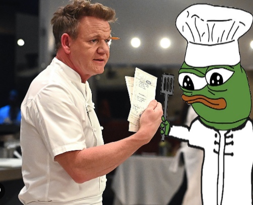 Altcoin_Q's tweet photo. @GordonRamsay 2 LAMB SAUCE, YES CHEF, RIGHT AWAY CHEF $PEPE THANKYOU CHEF #wheresthelambsauce #lambsauce #pepesauce $PEPE #pepeislove #peparmy #pepechef https://t.co/p1erMM5SFa