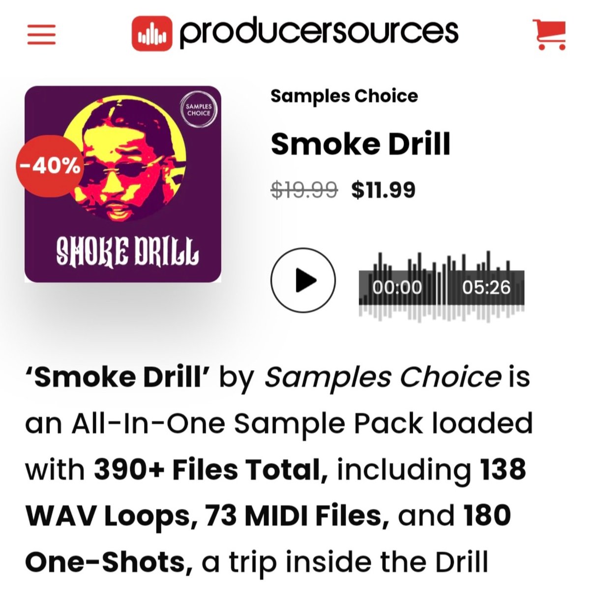 Smoke Drill
Out now on @producersources
producersources.com/product-catego…
#drillbeats #drillmusic #trapbeats #trapvibes #hiphopbeats #808bass #drumloops #producers #beatmakers #maschine #firebeats