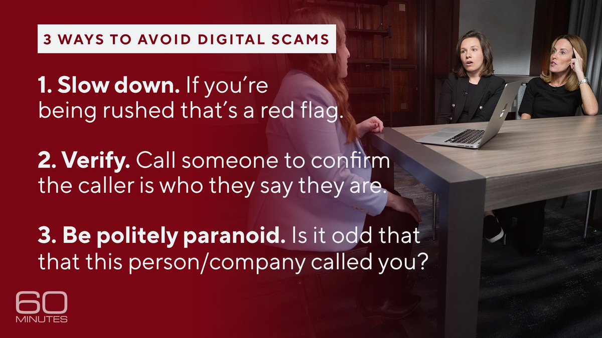 “Anybody can be spoofed,” said Rachel Tobac, the head of SocialProof Security. It’s one of the most underreported crimes. 

If you’ve experienced a digital scam, visit this government site to report it: 
cbsn.ws/3pZ3Lvr