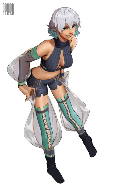 Commission work  Outfit variations for Aeon