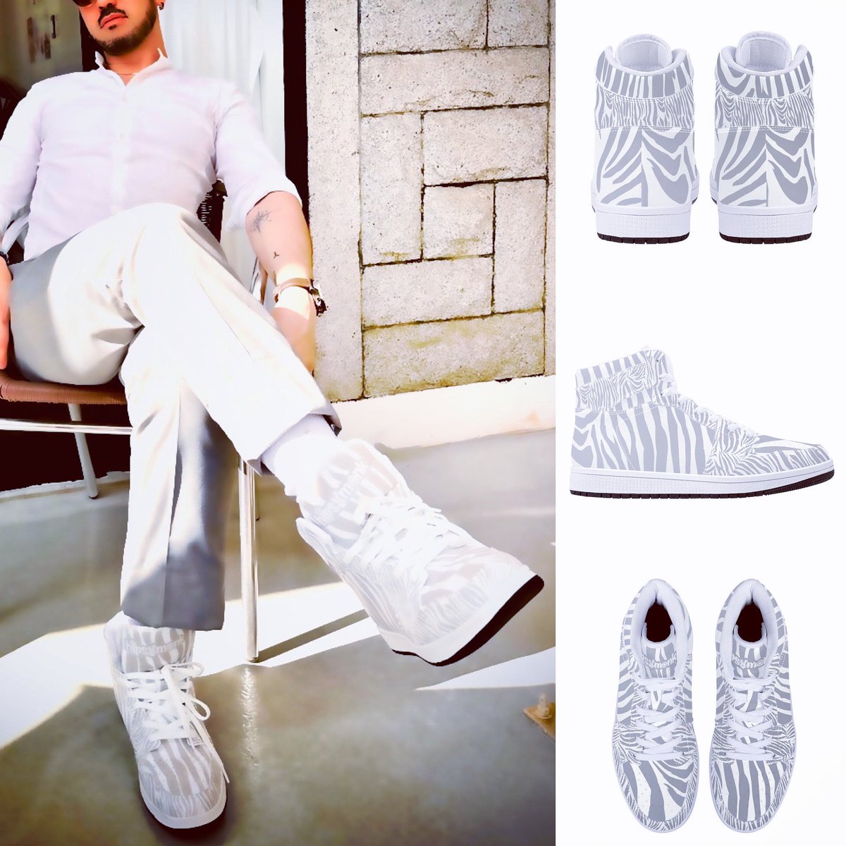 [Nix Zebra High Top Sneakers] 🦓

Hipsymonk has a variety of shoes, with original designs on them! Find yours 👟👉 hipsymonk.com#ecofriendly #hipsymonk #newcollection #freeworldwideshipping #apparel #shoes #yoga #yogaleggings #bra #joggers #trackpants #nix #mono