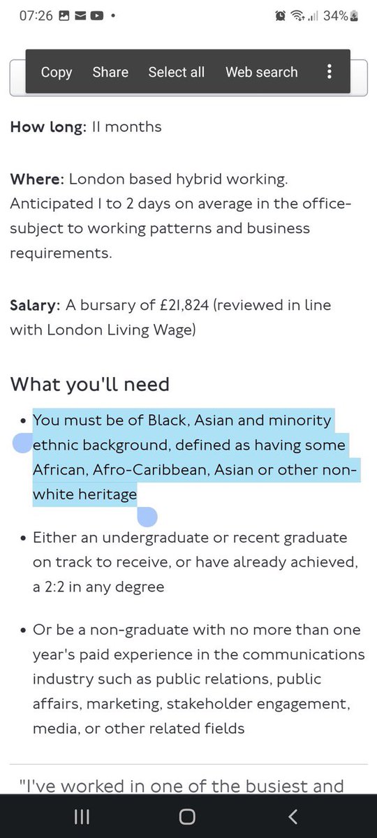 Imagine advertising for a job in Nigeria  and saying no black people, or in India and saying No Asian people tfl.gov.uk/corporate/care……. Why are you racist @tfl?
