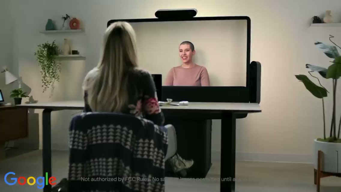 the_skoolnerd's tweet image. Holographic - 3D video calls are here! 📞✨ Imagine chatting with loved ones as if they were right in front of you... #Google #ProjectStarline #artificialintelligence