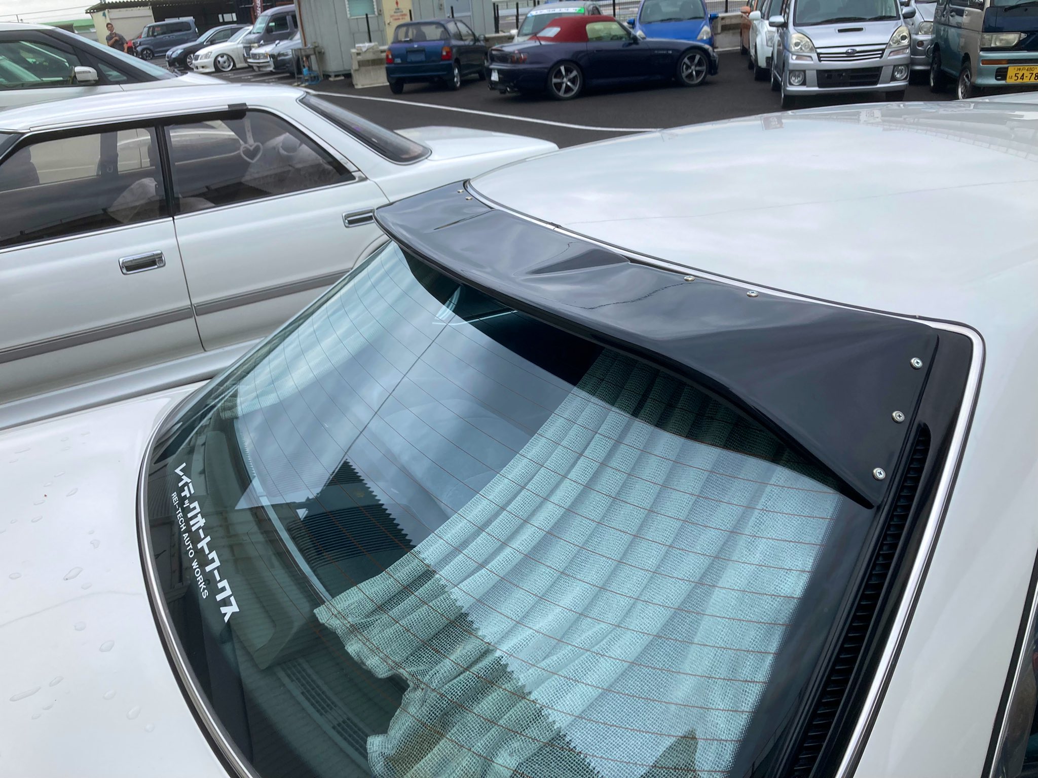 JZX81/GX81マークII用 レイテックオートワークス リアバイザー ルーフ