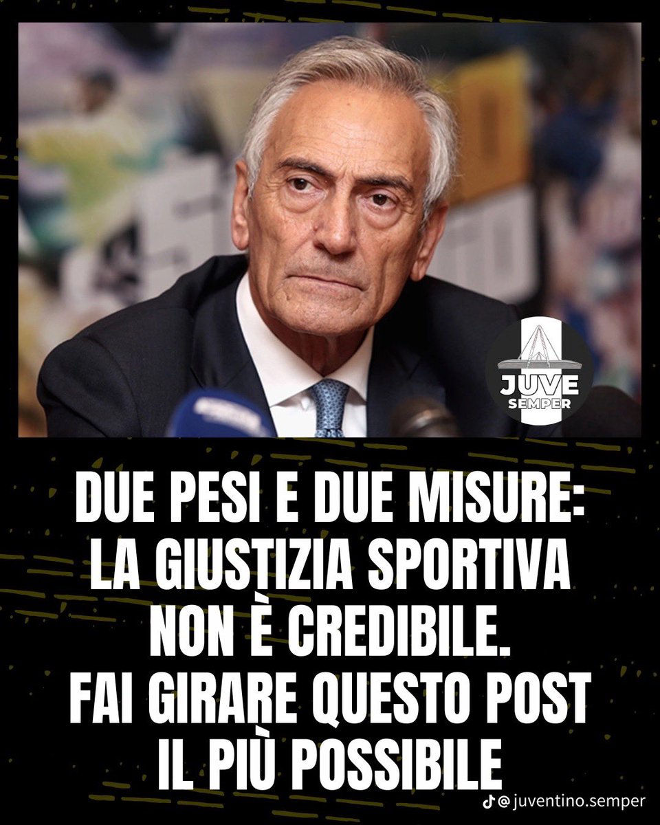 DanyFerrera1979's tweet image. Buongiorno GOBBI
#Unitifinoallafine
#GravinaOut
#Gravinadimettiti
#GiuLeManiDallaJuventus
#GOBBOSEGUEGOBBO
#FIGCMAFIA