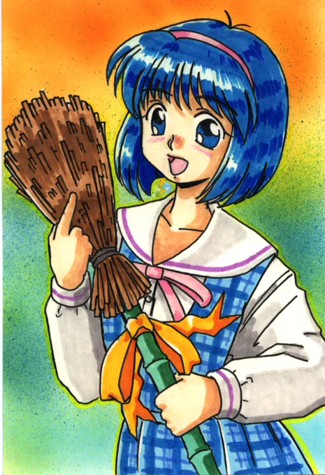 #わたしの好きなゲームタイトル というハッシュタグを見かけた俺は食い気味に「トゥルー・ラブストーリーですッ!!」って、答えたよ! (=゜ω゜)ノ  んで、いつもの過去絵を貼っていくよ  モジモジくんが如く身体で "TLS" を表現するときは "T" を選びたいけど "S" を選びたいと思うやんちゃな俺も居る。
