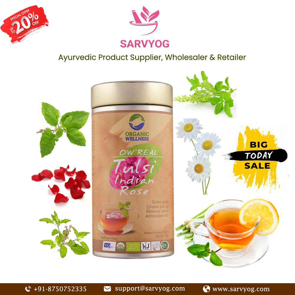 Buy Organic Wellness Tulsi Indian Rose Tea Online from sarvyog.com
Buy Organic Wellness OW'Real Tulsi Indian Rose Tea online at lowest price and get a chance for free Delivery : sarvyog.com/organic-wellne…
#sarvyog #sarvyogayurveda #buyfromsarvyog #buyfromsarvyogayurveda
